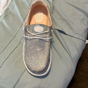 Hey Dude-Wendy Metallic Sparkle- Rose Gold